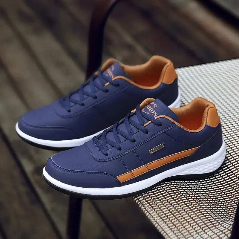 ⭐Świąteczna Wyprzedaż -45% ZNIŻKI ⭐Wygodne męskie skórzane sneakersy ortopedyczne 2023