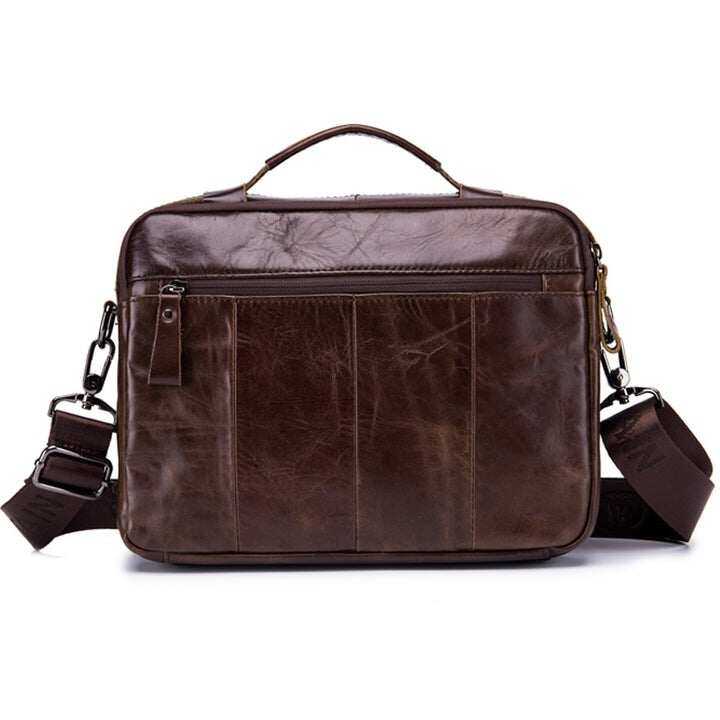 Męska teczka Torba na laptopa z prawdziwej skóry Torba Crossbody