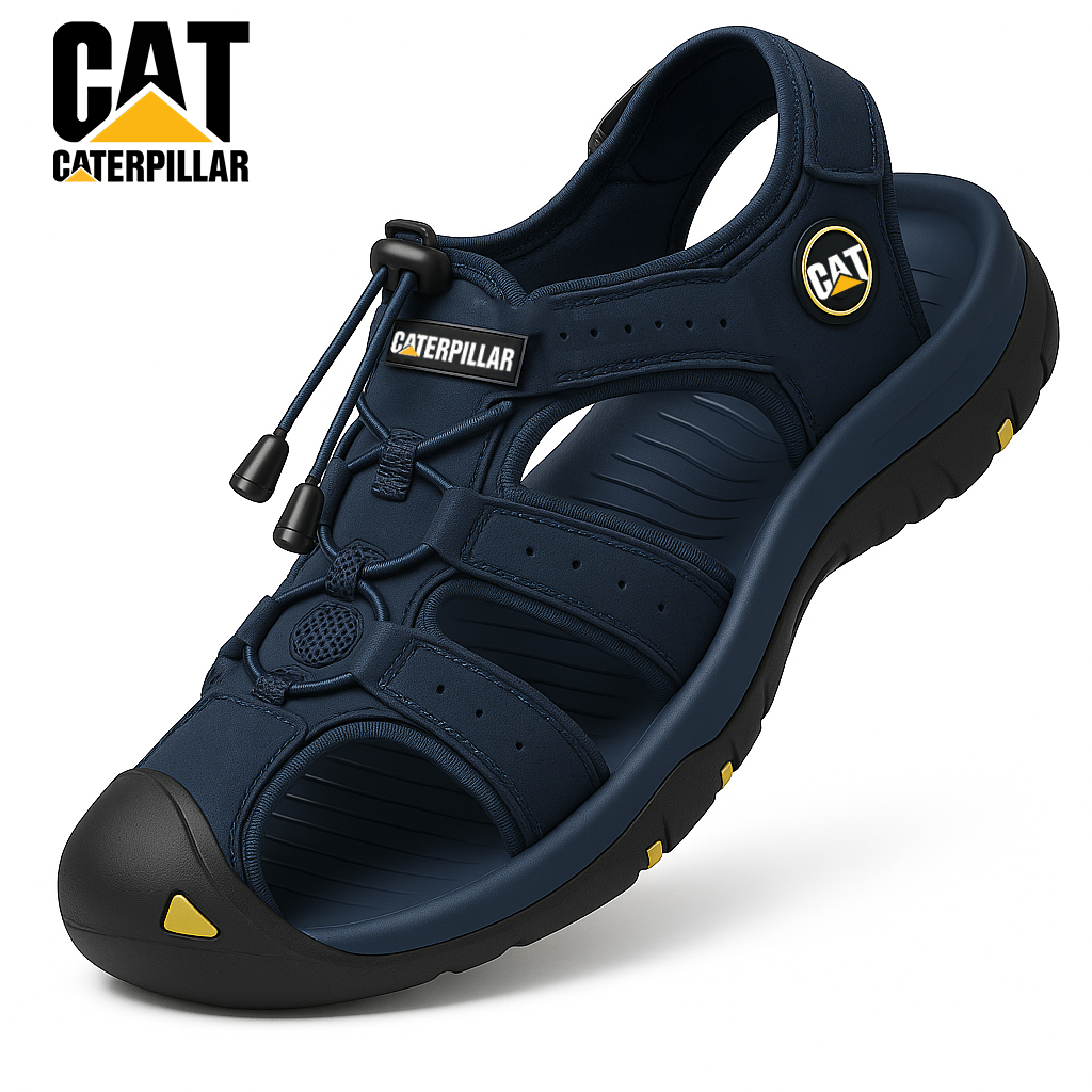 Sandały CAT® ze skóry cielęcej z ochroną palców