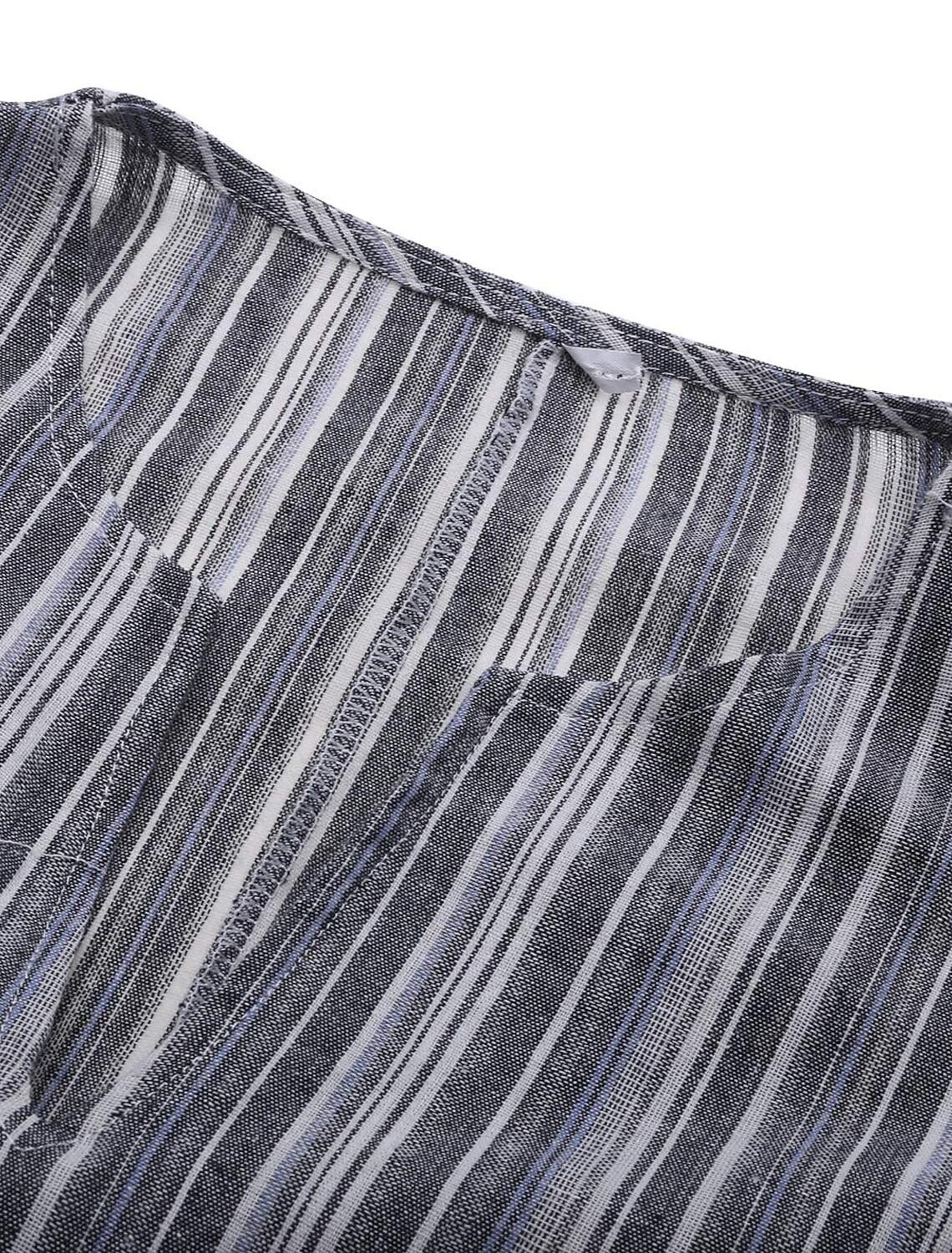 Vestido comprido de mulher com mangas curtas e bainha irregular