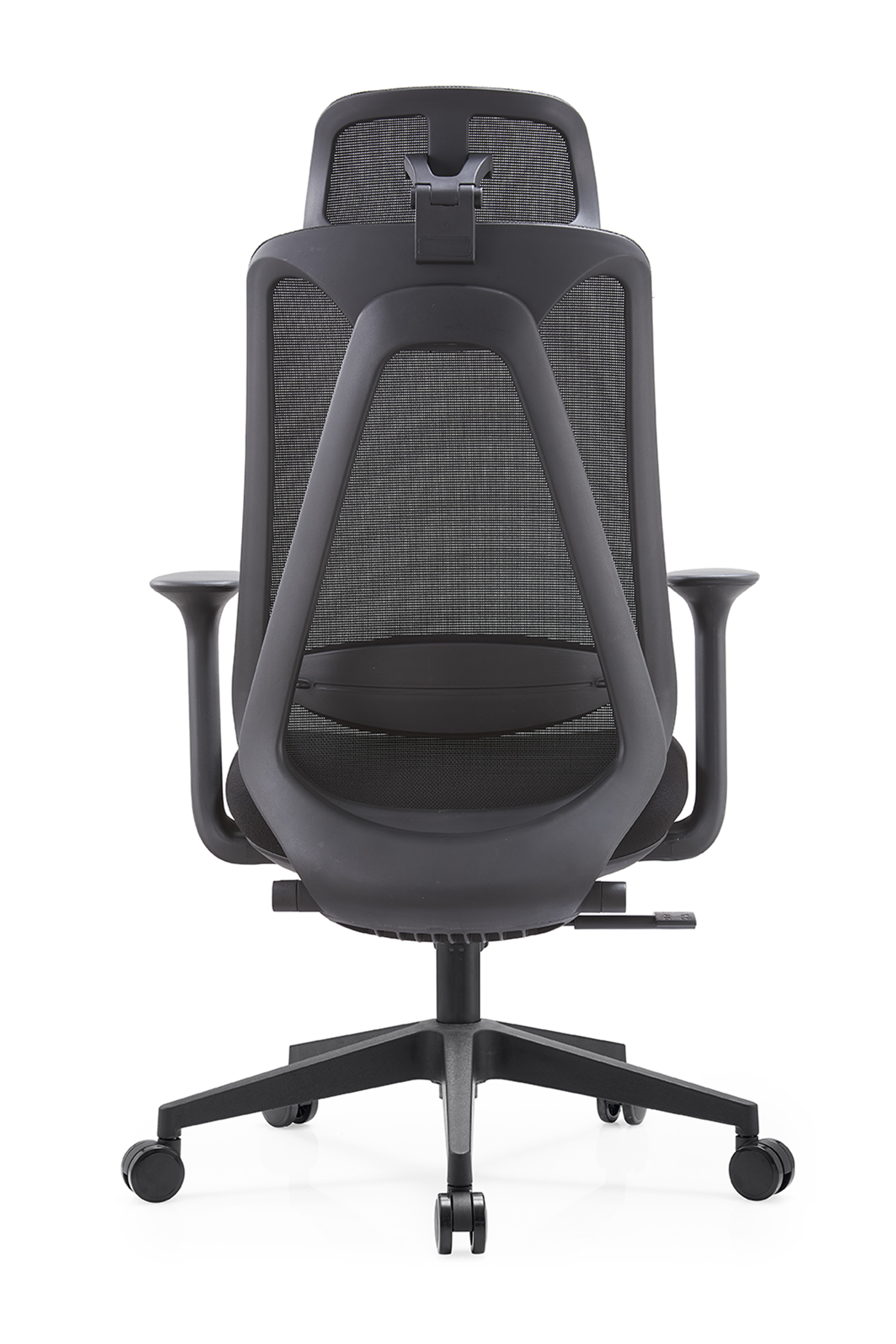 Factory Wholesale Adjustable Lumbar Supported Ergonomic Mesh Fabric Office Chair with Silent Caster