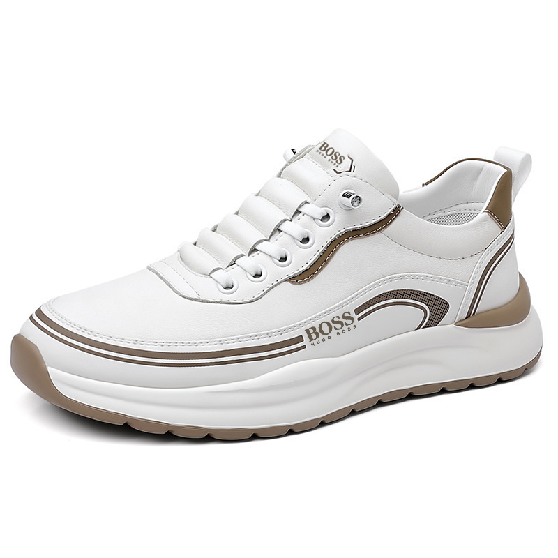 BOSS-Novos sapatos casuais confortáveis, respiráveis, versáteis, leves, antiderrapantes, com sola macia e resistentes ao desgaste