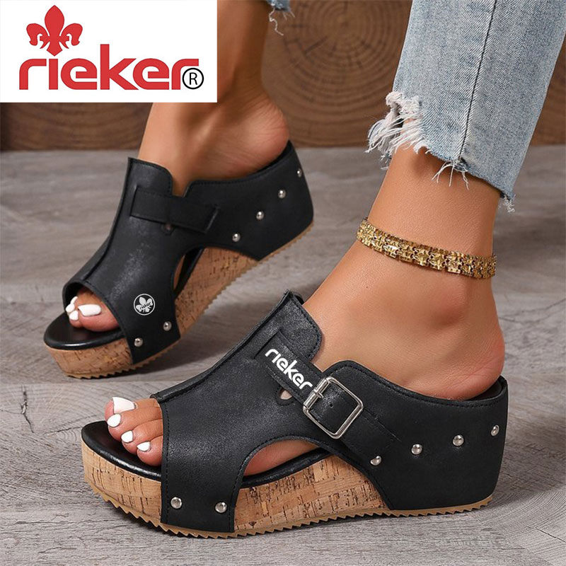 Rieker® Najlepsze skórzane buty ortopedyczne do masażu dla kobiet w 2025 r. #RE5502