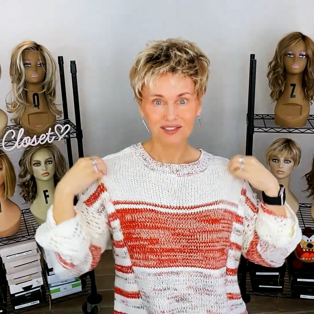 Champagne short hair