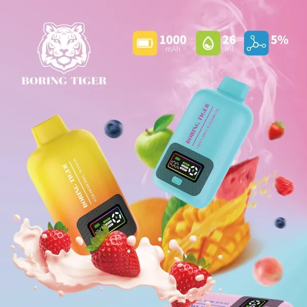 VASY-Boring-Tiger-25000-Puffs-Digital-Screen-4-Mesh-Coil-25k-50mg-Low-Nicotine-30