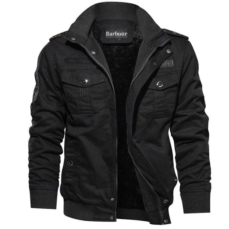 Jaqueta militar masculina de inverno de algodão Barbour®