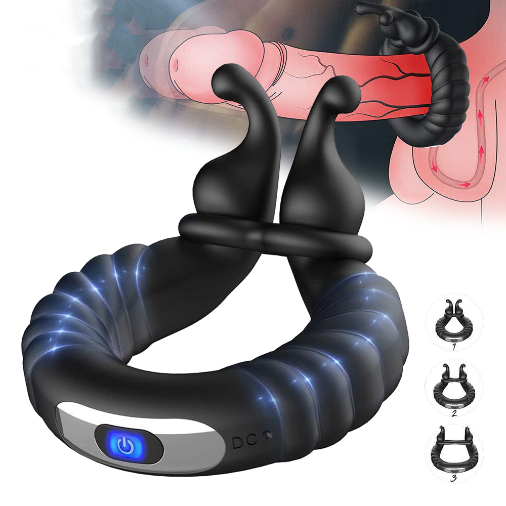 🔥2024 СПЕЦИАЛЕН КОЛЕДЕН ПОДАРЪК-70% ОТСТЪПКА💥💥-ВИБРАТОР С РЕГУЛИРУЕМ ПРЪСТЕН ЗА ПЕНИС