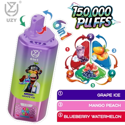 UZY 150000 Puffs 6-in-1 Flavor Switch Disposable Vape