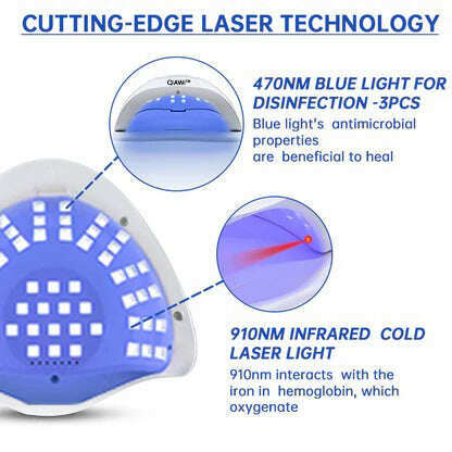 🎅Descontos especiais de Natal: 62% OFF🎄QIAWI™ PureNail Fungus Laser Device - 🗽Fabricado e enviado dos EUA👏