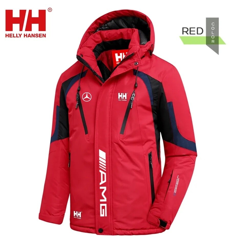 Helly Hansen | Mercedes-Benz AMG - 2025 nová podzimně-zimní nepromokavá a větruodolná teplá bunda