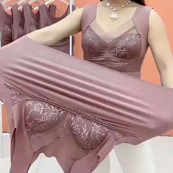 Термобельо за вграден сутиен 2 в 1