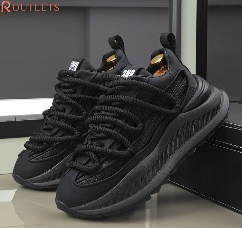 2024 novos calçados esportivos casuais com sola grossa