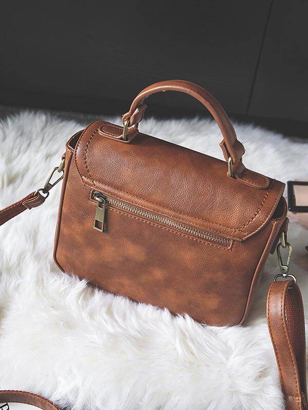 Bolsa de couro lavada vintage exclusiva