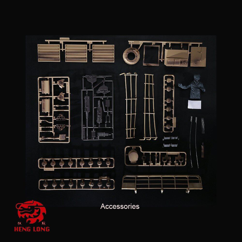 Heng Long M1A2 Abrams Tanque RC 1:16 Tanque de Batalha Principal do Exército dos EUA