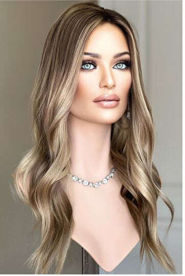 Lace Front Human Natural Hair Toppers for Women Add Fuller Hair Instantly