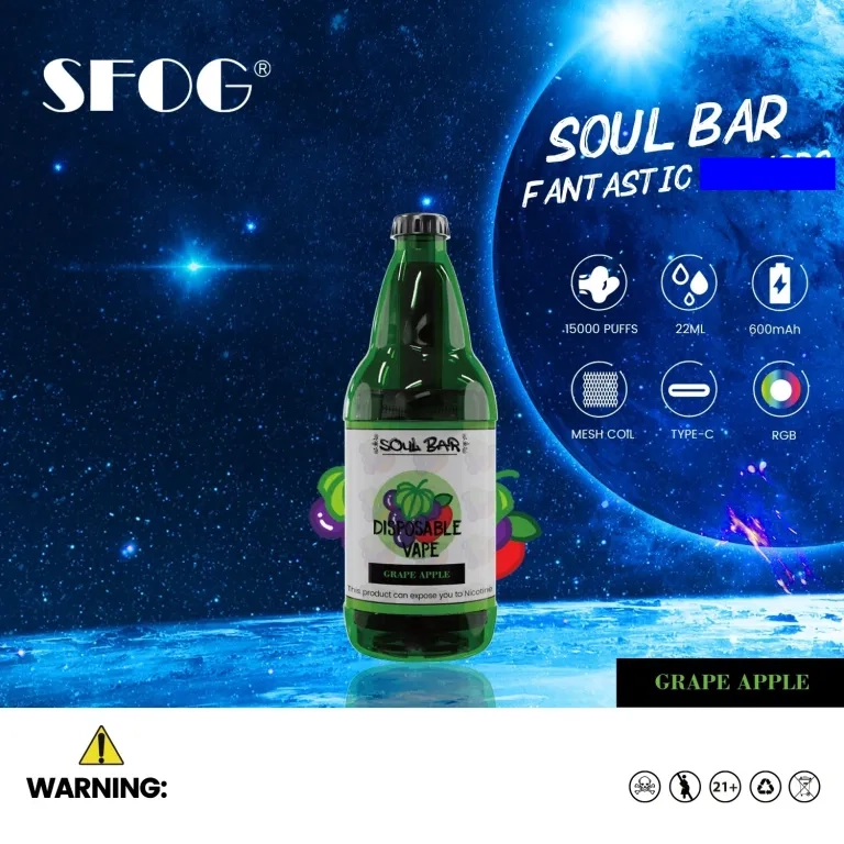 Sfog soul bar 15000 puffs újratölthető tömeges vásárlás eldobható vape nagykereskedelmi