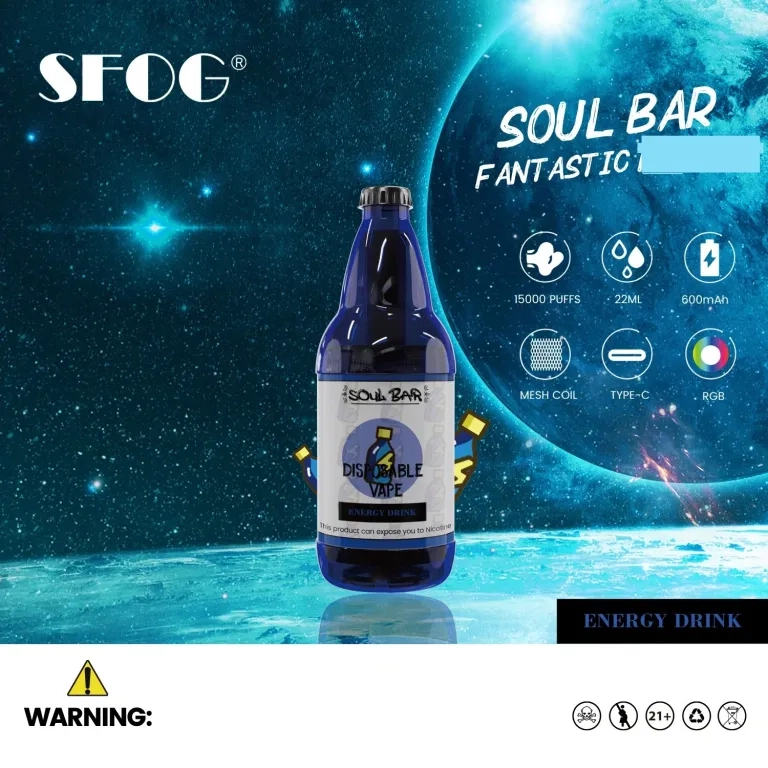 Sfog soul bar 15000 puffs újratölthető tömeges vásárlás eldobható vape nagykereskedelmi