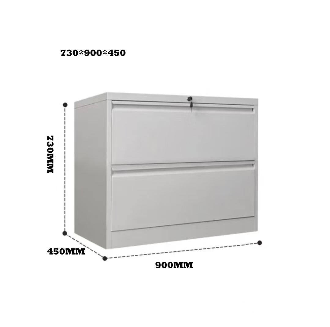 Factory Direct 730*900*400mm Customizable Logo Drawer Metal Mobile Cabinet with Key Lock