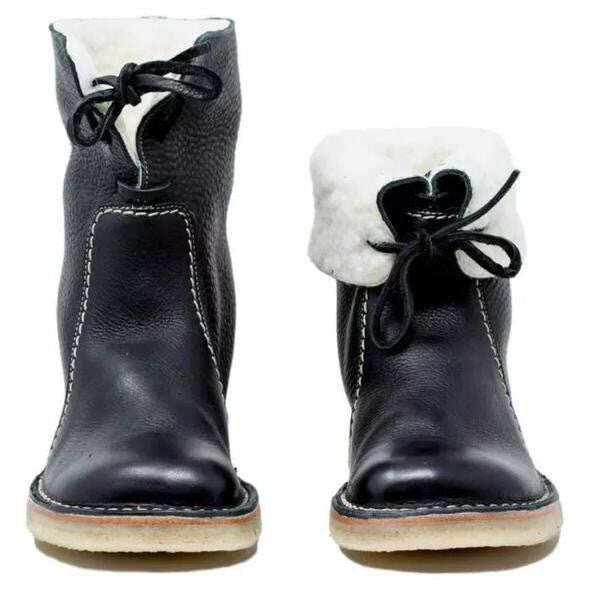 Wodoodporne buty z wełnianą wyściółką