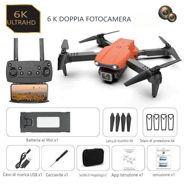 ⚡ Drone de câmera dupla 6K UHD mais recente ⚡