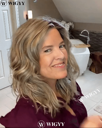 WigtShoulder Comprimento Leve Suavemente Peruca