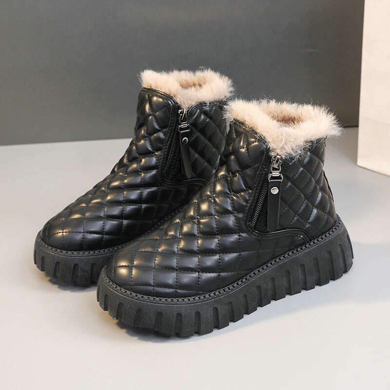 🎅[Presente perfeito] Botas femininas de inverno quentes de lã