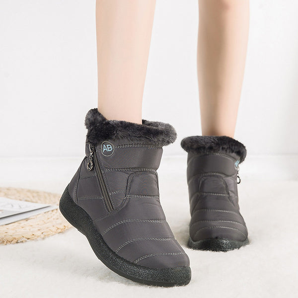 50% de desconto🥾Sapatos de inverno femininos confortáveis, impermeáveis ​​e antiderrapantes