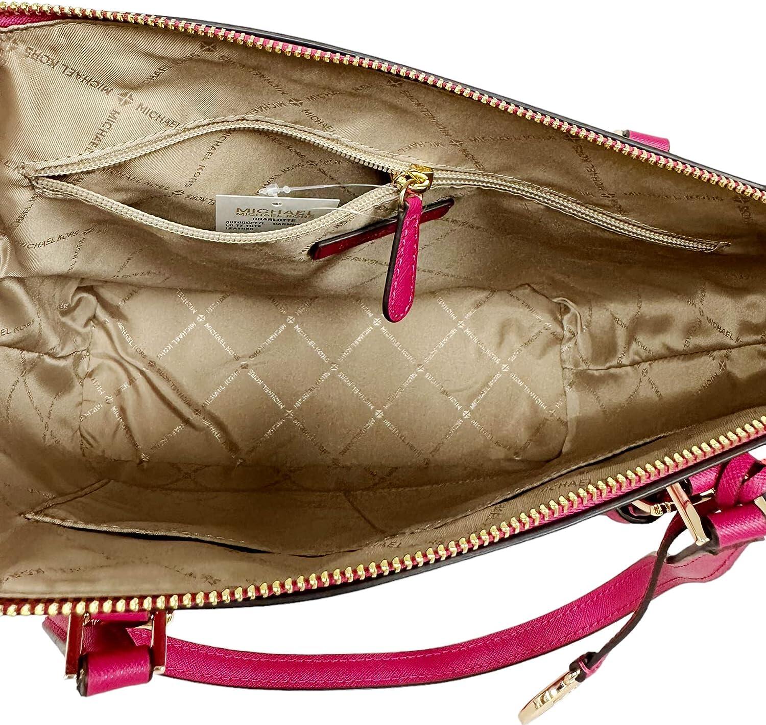 BOLSA GRANDE COM ZÍPER MICHAEL KORS CHARLOTTE