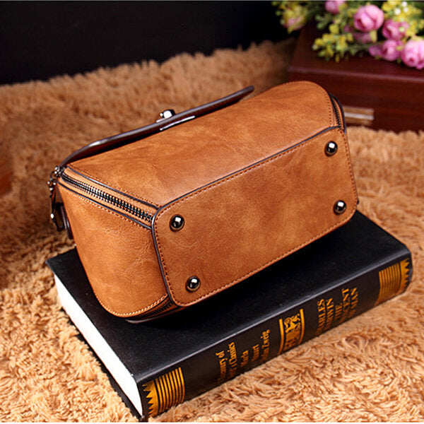 Bolsa de ombro feminina vintage com franjas