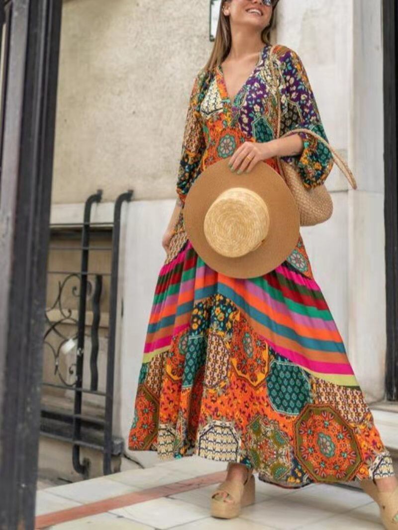 Vestido animado 100% algodão com estampa