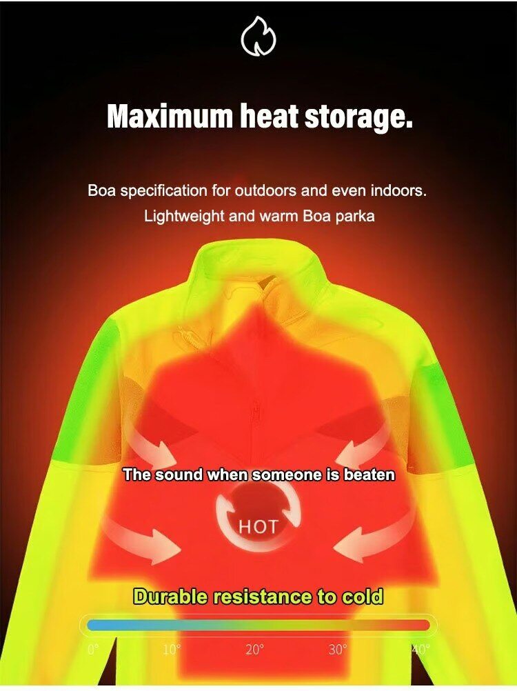 Casaco de lã quente masculino Norway™