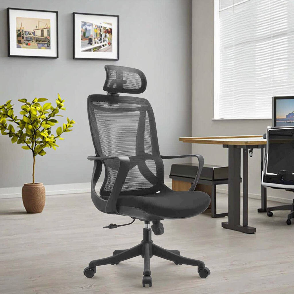 High Quality Custom Logo Wear Resistant Design Adjustable Relax Ergonomic Office Chair with Pulley