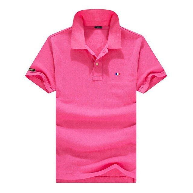 Camisa polo masculina manga curta com absorção de umidade e elasticidade com secagem rápida + proteção UV