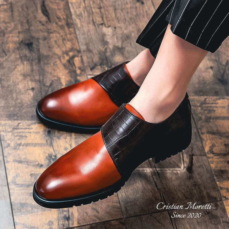 Sapatos Fabrizio Moretti™ Premium com fivela dupla
