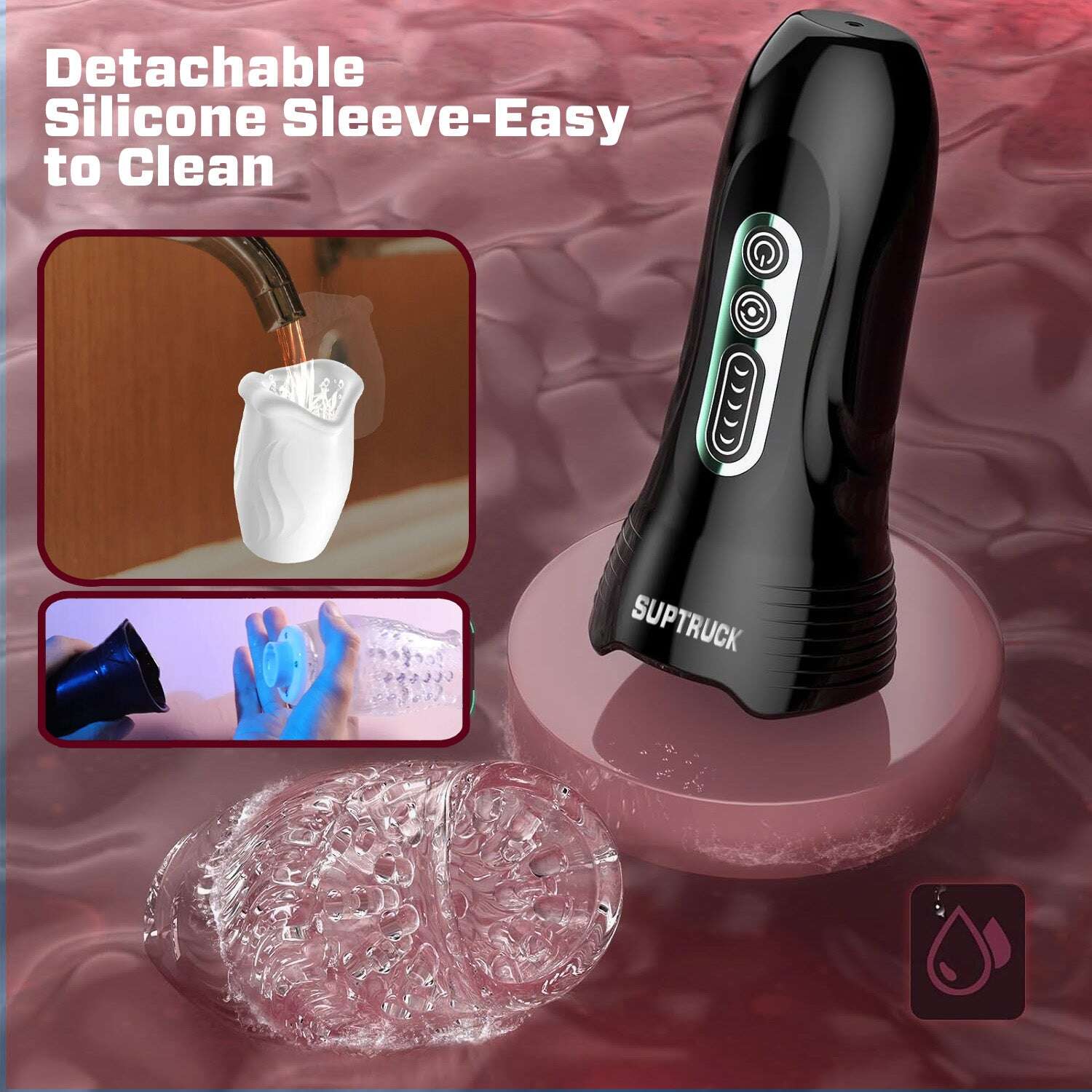 Светкавична разпродажба 2025 75% ОТСТЪПКА 🔥 FLUX-X Suptruck™ Дълбоко импулсно засмукване и чувствена вибрация с 10 режима