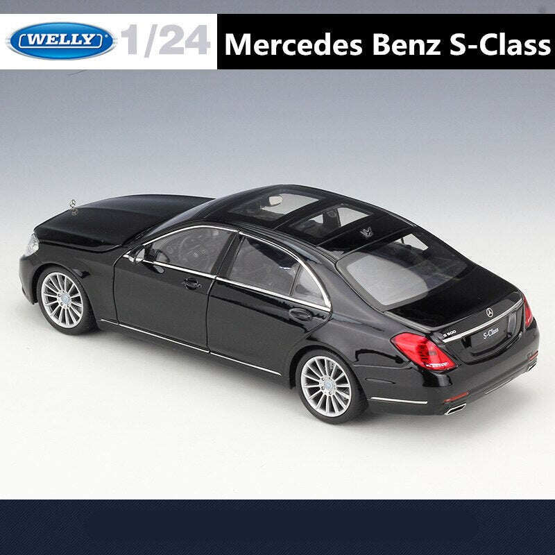 1:24 Mercedes Benz S-Class S500 Алуминиев модел на автомобил, отлят под налягане