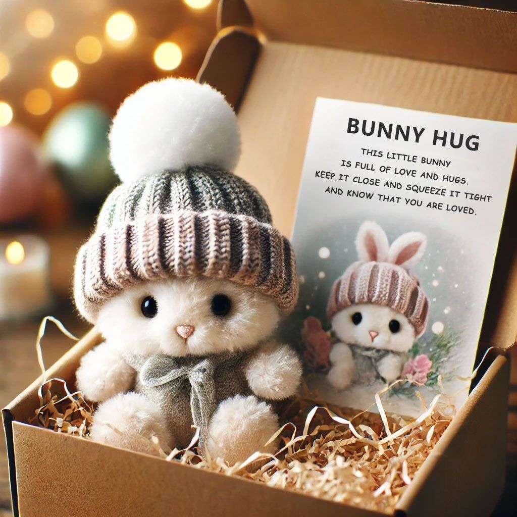 🐇Mini nyuszi ölelhető édes húsvéti ajándék🎁
