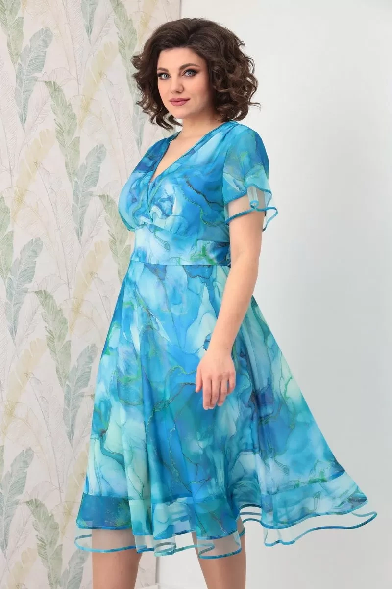 【S-5XL】2024 novo vestido elegante de chiffon