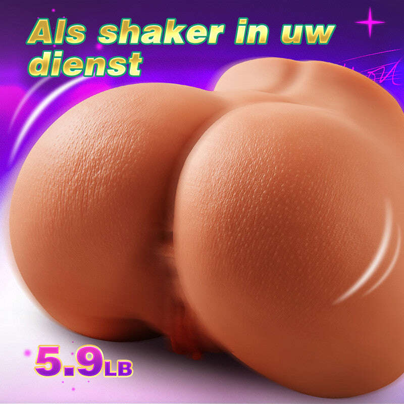 Braun Masturbador Realista Pele Real Vagina Ânus 2,1KG YAYOU