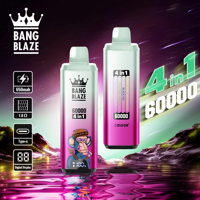 Bang Blaze 60000 60k puffs 4 in 1 flavors vape