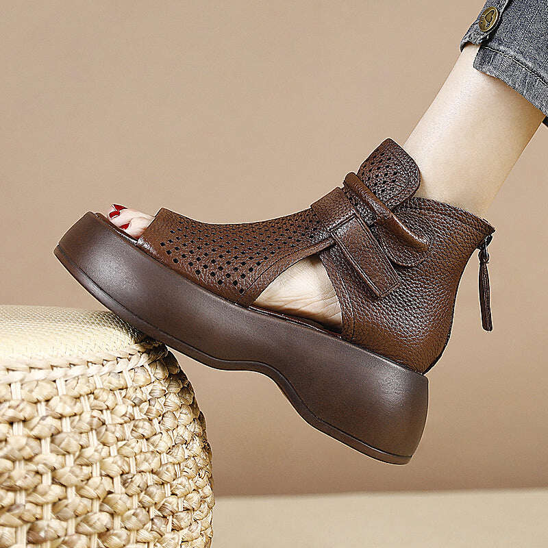 🔥Last day 50% off-Velcro soft sole leather orthopedic shoes