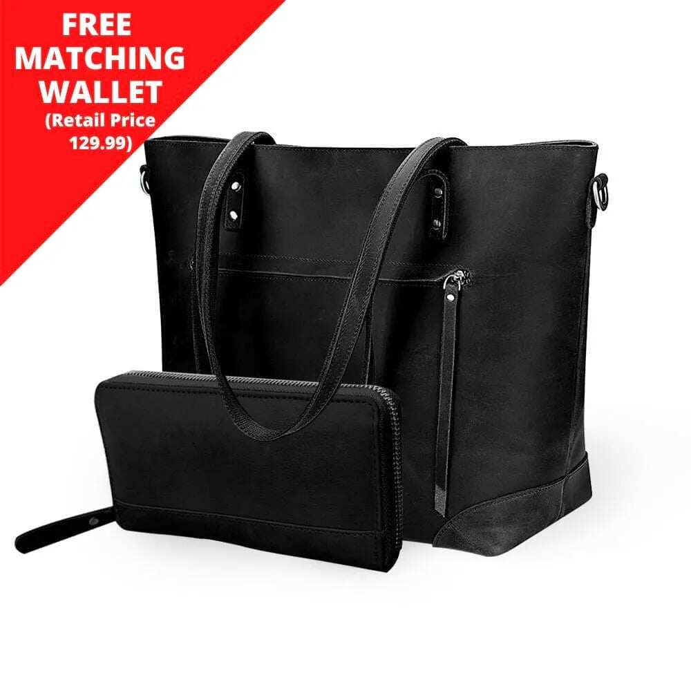 Bolsa Eva Vintage Couro Zip Up + Carteira Grátis (OS PROMO)