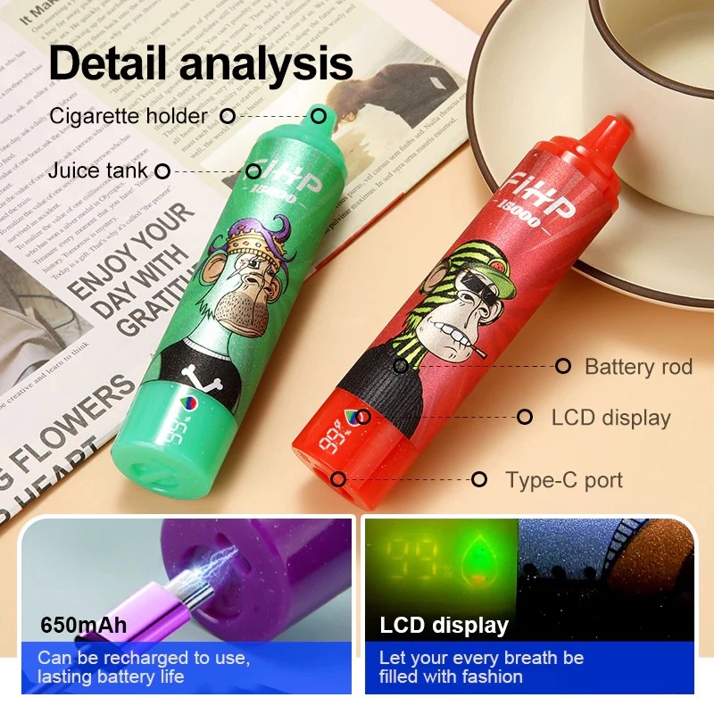 LED display rechargeable vape wholesale