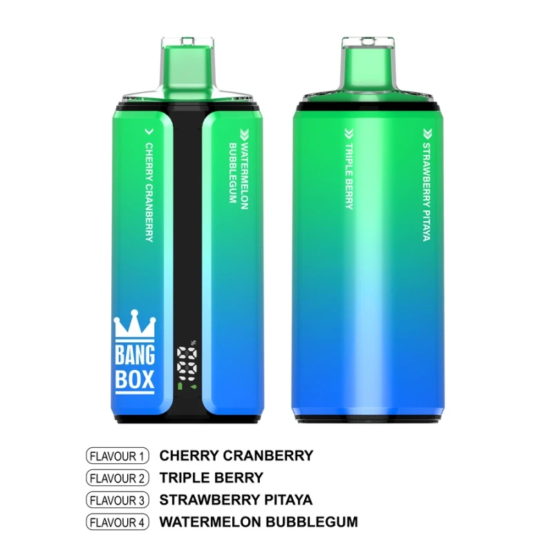 Bang Box 160,000 Puffs Cherry with Cranberry + Red Berries + Strawberry with Pitaya + Melon Gum