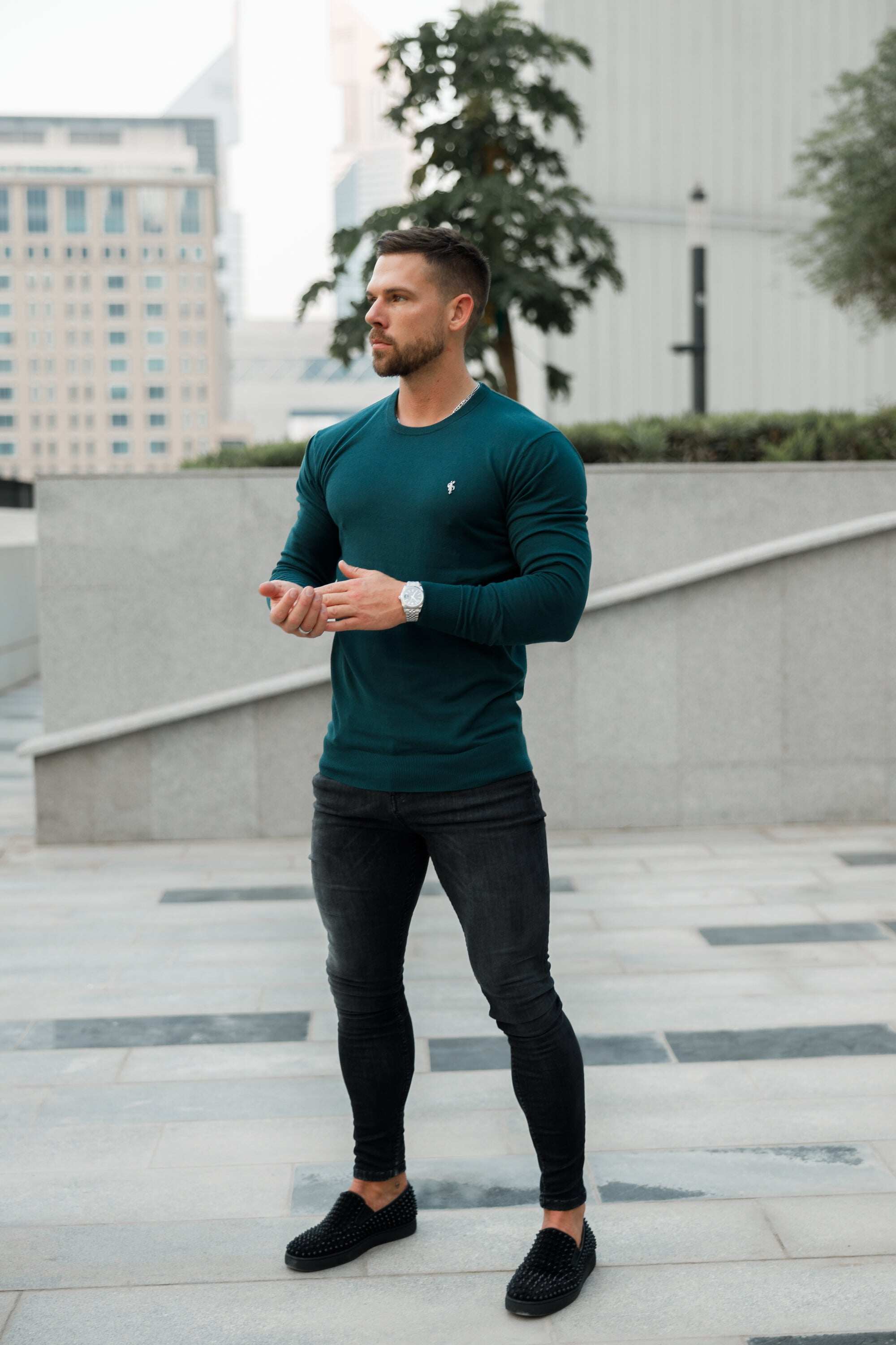 Ultra Stretch Black Slim Jeans - FSJEAN003