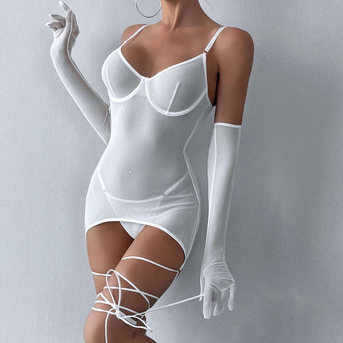 Conjunto de lingerie LacyNighty™ Nadia