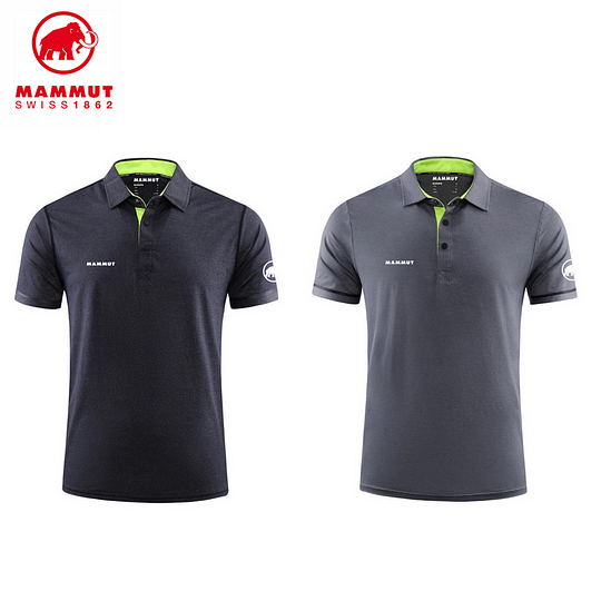 Camisas polo masculinas MAMMUT®, pacote com 2