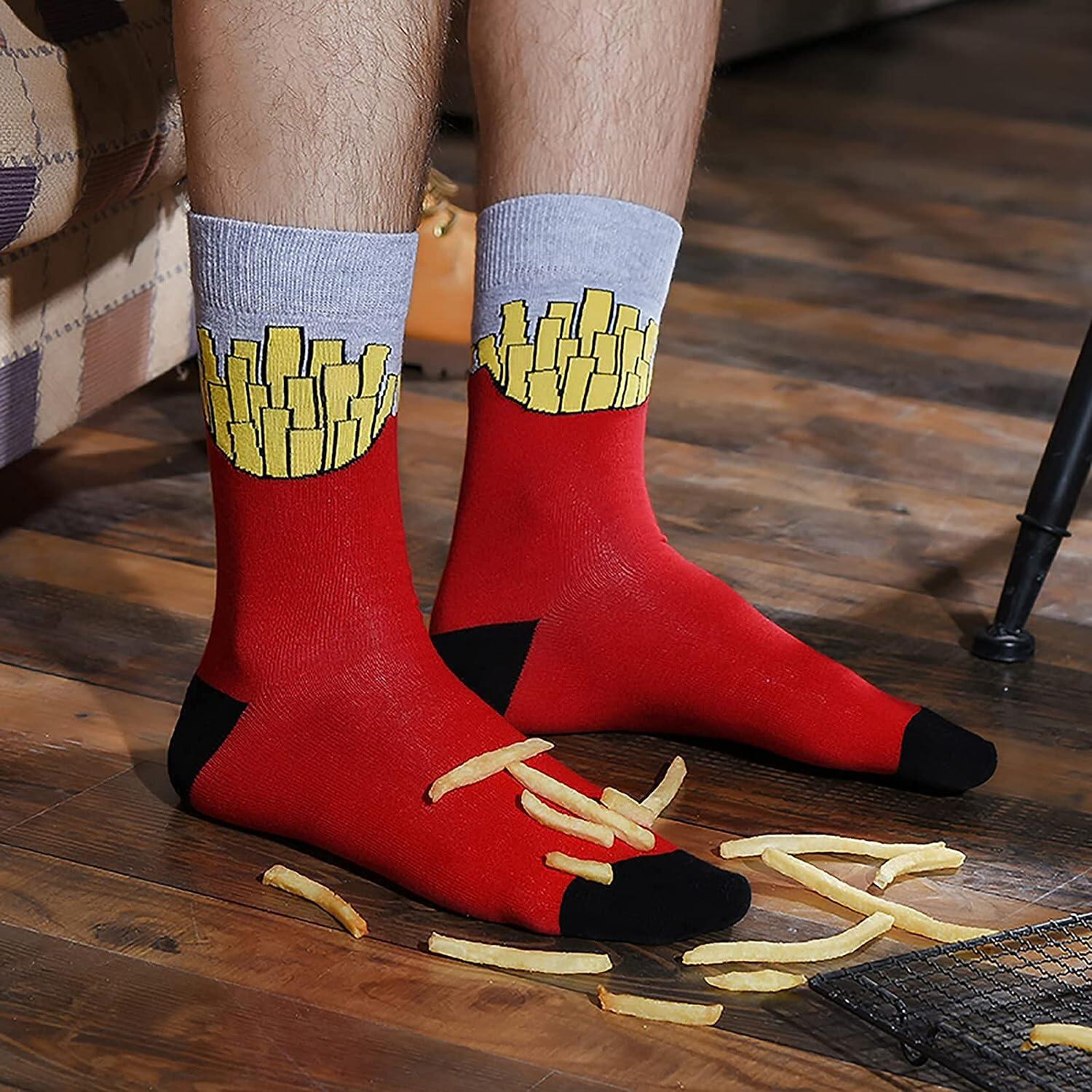 Meias coloridas divertidas