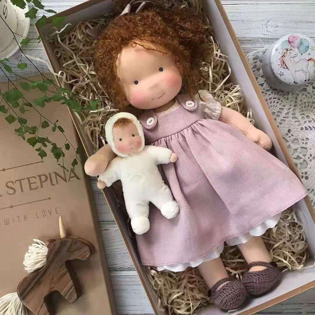 🎁🎁O melhor presente para crianças - Boneca Waldorf feita à mão👧