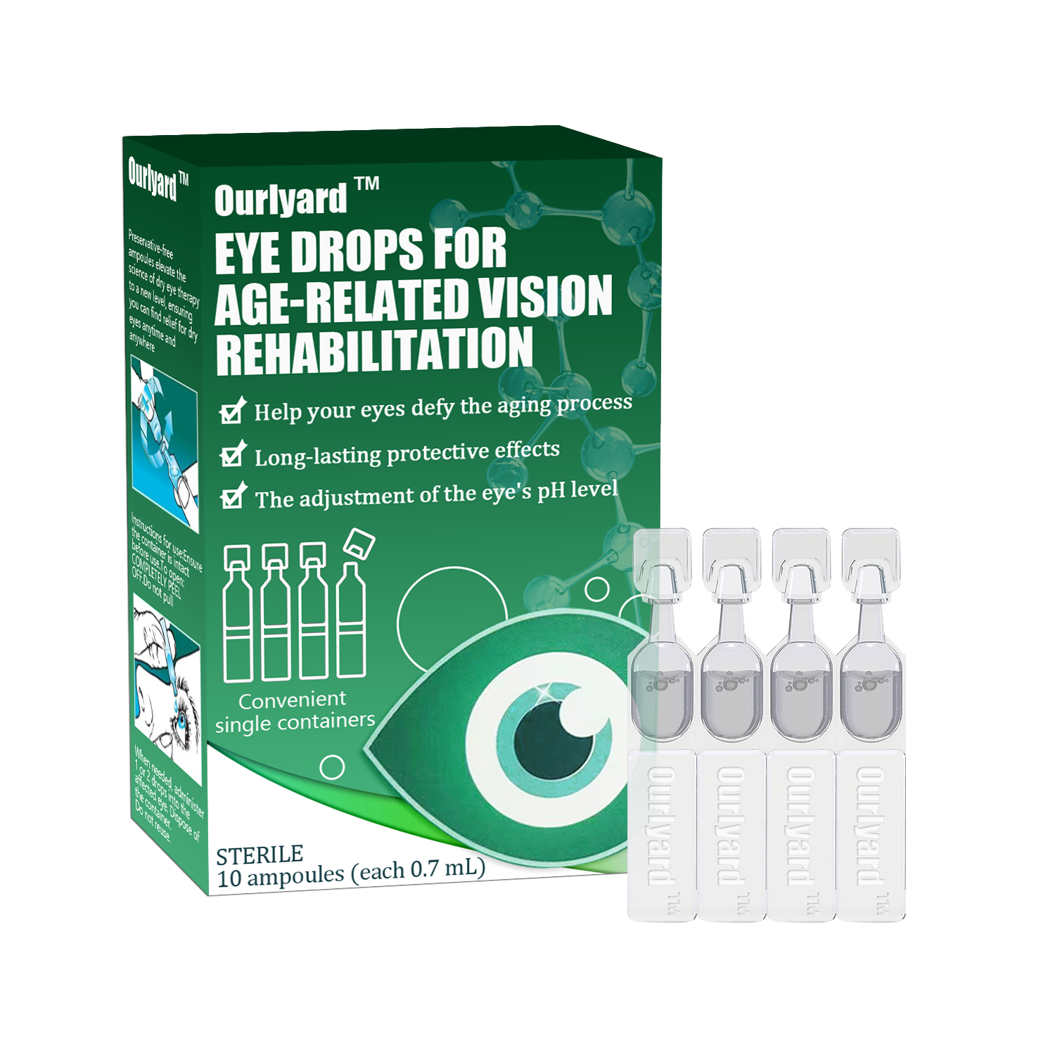 Colírio Ourlyard™ para correção de presbiopia